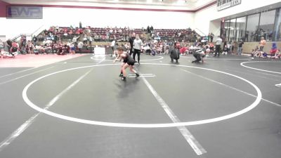 46 lbs Quarterfinal - Chapman Butler, Mannford Pirate Youth Wrestling vs Jackson Gibbens, Pirate Wrestling Club