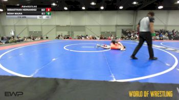 115 lbs Rr Rnd 2 - Sebasthian Hernandez, Best Trained 14U 1 vs Noah Majka, OK Elite 14U 2