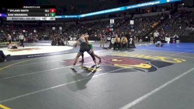 150 lbs Consi Of 32 #2 - Ryland Smith, Folsom (SJ) vs Sam Weinberg, La Costa Canyon (SD)