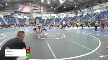 130 lbs Consi Of 4 - Analisya Lopez, Wlv Jr Wrestling vs Makenzie Krenz, Chatfield WC