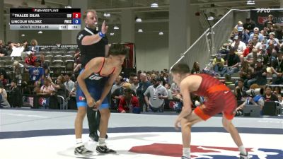 45 lbs Champ. Round 1 - Derik Kiefer, Roundtree Wrestling Academy vs Karsten Kilgore, Eastside United Wrestling Club
