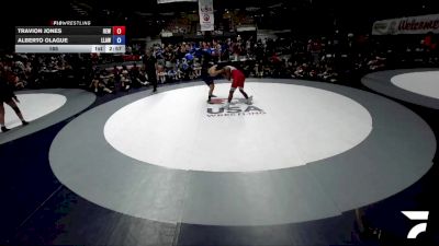 175 lbs Travion Jones, IEWA - Inland Empire Wrestling Association vs Alberto Olague, LAWA - Los Angles Wrestling Association