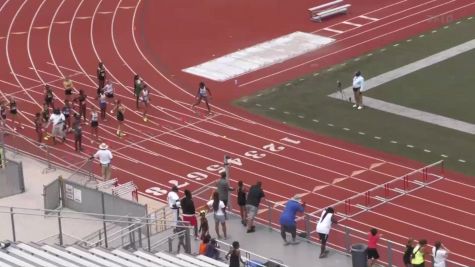 Youth Girls' 100m Hurdles 2023 Aau Regional Qualifier 19, Semi-Finals 3 - Age 13