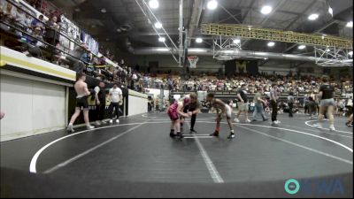 60-70 lbs 3rd Place - Kayla Thompson, Bridge Creek Youth Wrestling vs Frankie Chapman, Bridge Creek Youth Wrestling
