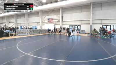 84 lbs Cons. Sub-semis - Bosten Fry, Sanderson Wrestling Academy vs Carter Larsen, Manti Wrestling Club