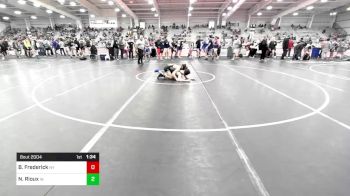 106 lbs Round Of 256 - Brock Frederick, NY vs Nathan Rioux, IN