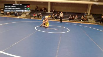 144 lbs Round 6 - Braylin Linden, Norton Community HS vs Tayden Rasgorshek, Seward