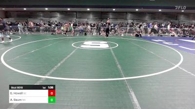 144 lbs Round Of 128 - Graham Howell, SC vs Aidan Baum, MA