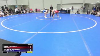 155 lbs Semis & 1st Wrestleback (8 Team) - Piper Zatechka, Nebraska vs Eduarda Rodrigues, California Blue