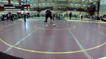 165 lbs Cons. Round 3 - Micah Krieger, Graham vs Grayson Woodcock, Dublin Coffman