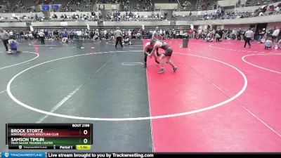 130 lbs Cons. Round 3 - Brock Stortz, Northeast Iowa Wrestling Club vs Samson Timlin, Team Nazar Training Center