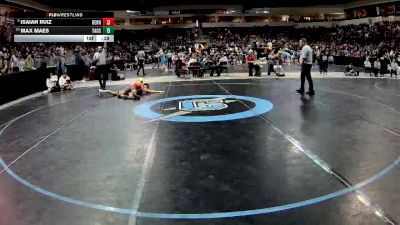 4A 114 lbs Cons. Round 3 - Isaiah Ruiz, Bernalillo vs Max Maes, Taos