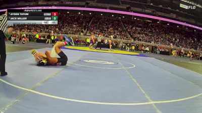 D2-157 lbs Cons. Round 1 - Ayden Tatum, Orchard Lake St Mary`s vs Jace Miller, Adrian