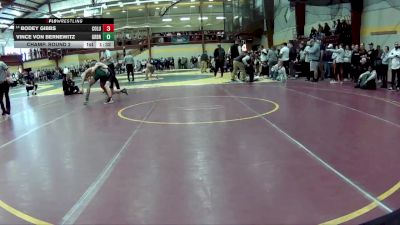 113 lbs Champ. Round 2 - Vince Von Bernewitz, Great Bridge vs Bodey GIbbs, Columbia