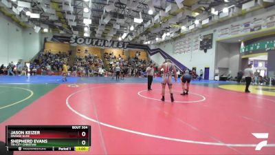 165 Boys Cons. Round 2 - Shepherd Evans, Tri-City Christian vs Jason Keizer, Orange Glen