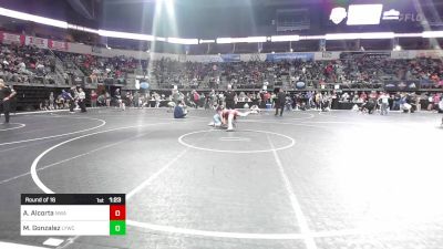 130.8 lbs Round Of 16 - Ariana Alcorta, Nebraska Wrestling Academy vs Mireya Gonzalez, Lexington Youth Wrestling Club