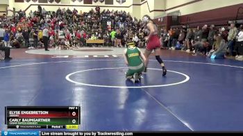 117-118 lbs 1st Place Match - Elyse Engebretson, Ankeny vs Carly Baumgartner, Cedar Rapids Kennedy