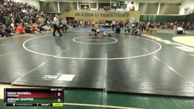 138 lbs Cons. Round 2 - Noah Maxwell, Steilacoom vs Keenan Shaffer, Stadium