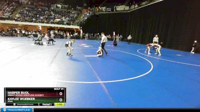 80-87 lbs Quarterfinal - Harper Buol, Sebolt Women Wrestling Academy vs Kaylee Wuebker, Iowa