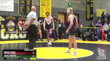 168 lbs Champ. Round 1 - Brady Rains, Institute Of Combat vs Isaac Martin, Petaluma Wrestling Club