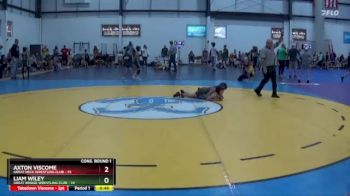 60 lbs Cons. Round 1 - Liam Wiley, Great Bridge Wrestling Club vs Axton Viscome, Great Neck Wrestling Club