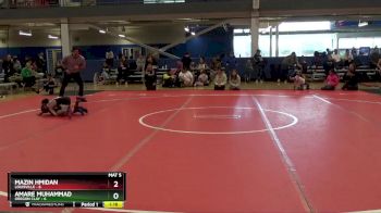 55 lbs Round 3 (6 Team) - Mazin Hmidan, Louisville vs Amare Muhammad, Oregon Clay