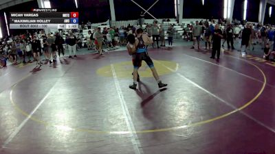 100 lbs Champ. Round 1 - Micah Vargas, Midwest Regional Training Center vs Maximilian Holley, Arsenal Wrestling Club