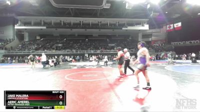 215 lbs Cons. Round 1 - Jake Malera, Lincoln (Stockton) vs Aeric Amerel, Peter Johansen High