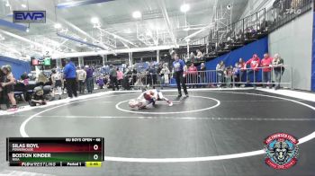 46 lbs Cons. Semi - Boston Kinder, Nixa vs Silas Royl, Powerhouse