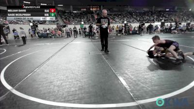 80 lbs Consi Of 16 #2 - Nelijah Davis, Black Fox Wrestling vs Gage McElfresh, Noble Takedown Club