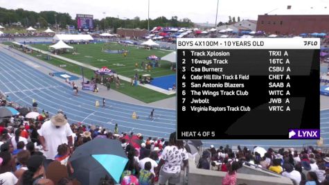 Youth Boys' 4x100m Relay Championship, Semi-Finals 4 - Age 10
