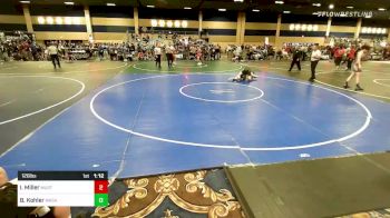 126 lbs Quarterfinal - Isaiah Miller, Mustangs WC vs Ben Kohler, Wasatch WC