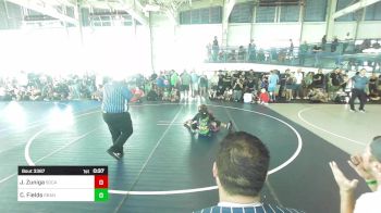 106 lbs Consolation - Jeremiah Zuniga, SoCal Grappling vs Cash Fields, Granite WC