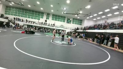 126 lbs Cons. Round 2 - Patrick Coronado, Worland vs Carson Hinckley, Douglas