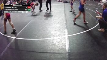 65 lbs Quarterfinal - Conner Wolff, Battle Creek vs Maverick Curry, MWC Wrestling Academy
