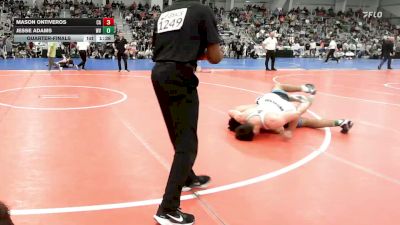 182 lbs Quarterfinal - Mason Ontiveros, CA vs Jesse Adams, WV