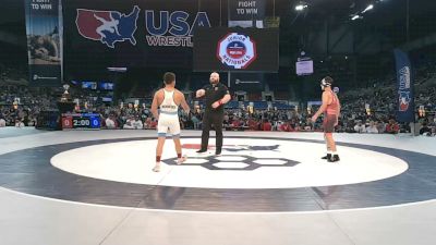 120 lbs Champ. Rd Of 128 - Spenser McCammon, Indiana vs Emillio Peterson, Idaho