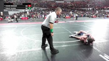 175 lbs Champ. Round 2 - Finley Olson, Sarbacker Wrestling Academy vs Chase Munger, Hudson