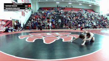 132 lbs Quarterfinal - Nathan Wilson, Stow-Munroe Falls vs Brandon DeBlasis, Berea-Midpark