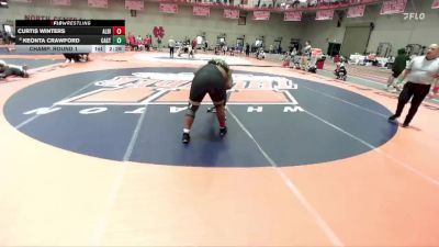285 lbs Champ. Round 1 - Curtis Winters, Albion vs Keonta Crawford, Castleton