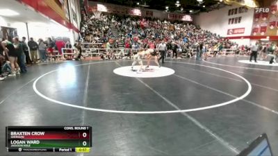 144 lbs Cons. Round 1 - Logan Ward, Jackson Hole vs Braxten Crow, Sheridan