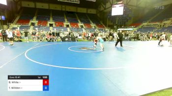 145 lbs Cons 16 #1 - Boden White, Iowa vs Tytan Willden, Idaho