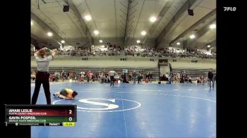 90 lbs Quarterfinal - Amari Leslie, Platte County Wrestling Club vs Gavin Pospisil, Sedalia Youth Wrestling Club