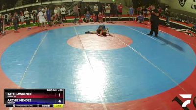 86 lbs Quarterfinal - Tate Lawrence, Oregon vs Archie Mendez, Nevada