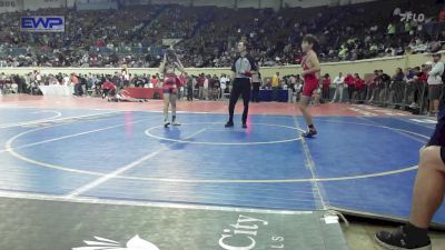 105 lbs Round Of 64 - Owen Kraft, Mustang Middle School vs Channing Dunn, Kingfisher YellowJackets