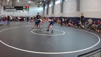 175 lbs Quarterfinal - Aaron Davis, North DeSoto Wrestling Academy vs Landon Dobbin, North DeSoto Wrestling Academy