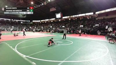 60 lbs Quarterfinal - George Weybrecht, WGW2 vs Mason Smith, RTLA