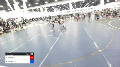 109 lbs Consi Of 4 - Caleb Valrie, Valley Vipers vs Reid Zadra, Athlos Wrestling