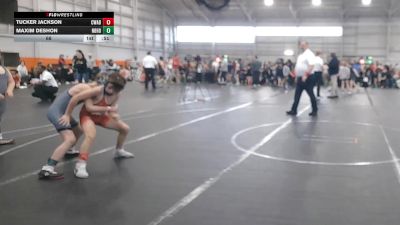 68 lbs Round 4 (6 Team) - Maxim DeShon, Neighborhood Wrestling vs Tucker Jackson, Contenders WA Blue