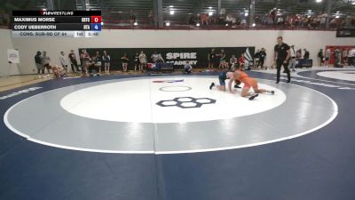 79 kg Cons. Sub-rd Of 64 - Maximus Morse, Charleston Regional Training Center vs Cody Ueberroth, Olson's Total Access